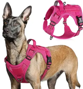rabbitgoo ColorPop Escape Proof Tactical Dog Harness