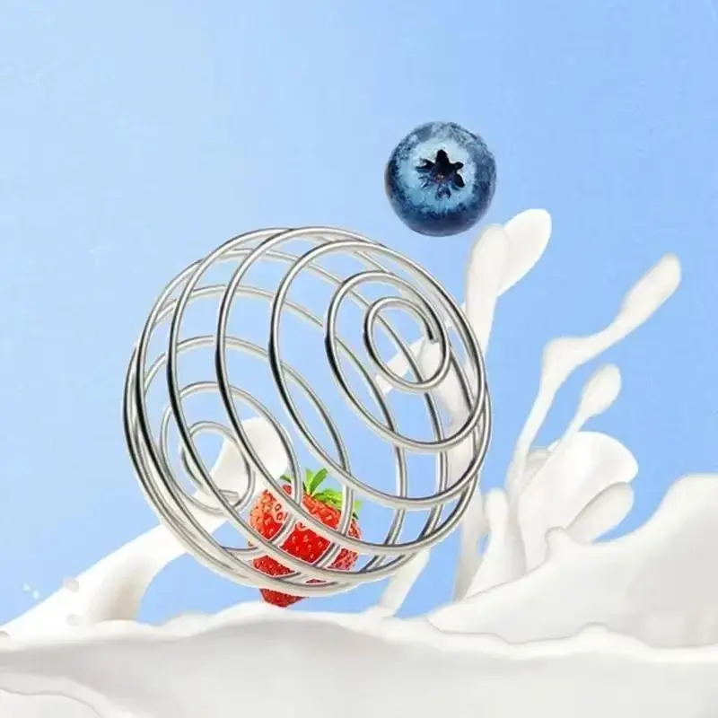 1/3/5pcs Protein powder mixing ball size plastic ball stainless steel spring ball various specifications mixing ball shaking cup mixing ball Milkshake Maker Kitchen Gadget