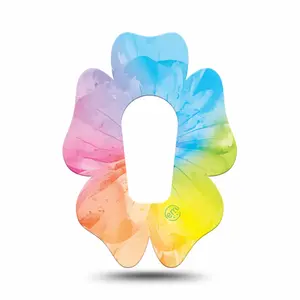 Rainbow Flower Dexcom G6 Flower Tape