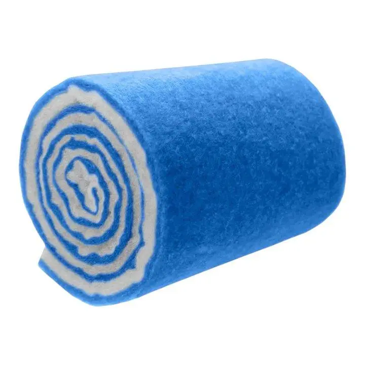 Dual-Density Aquarium Filter Floss Pad: Reusable Mechanical Filtration Media ( 12x12 Piece. Cut to fit )