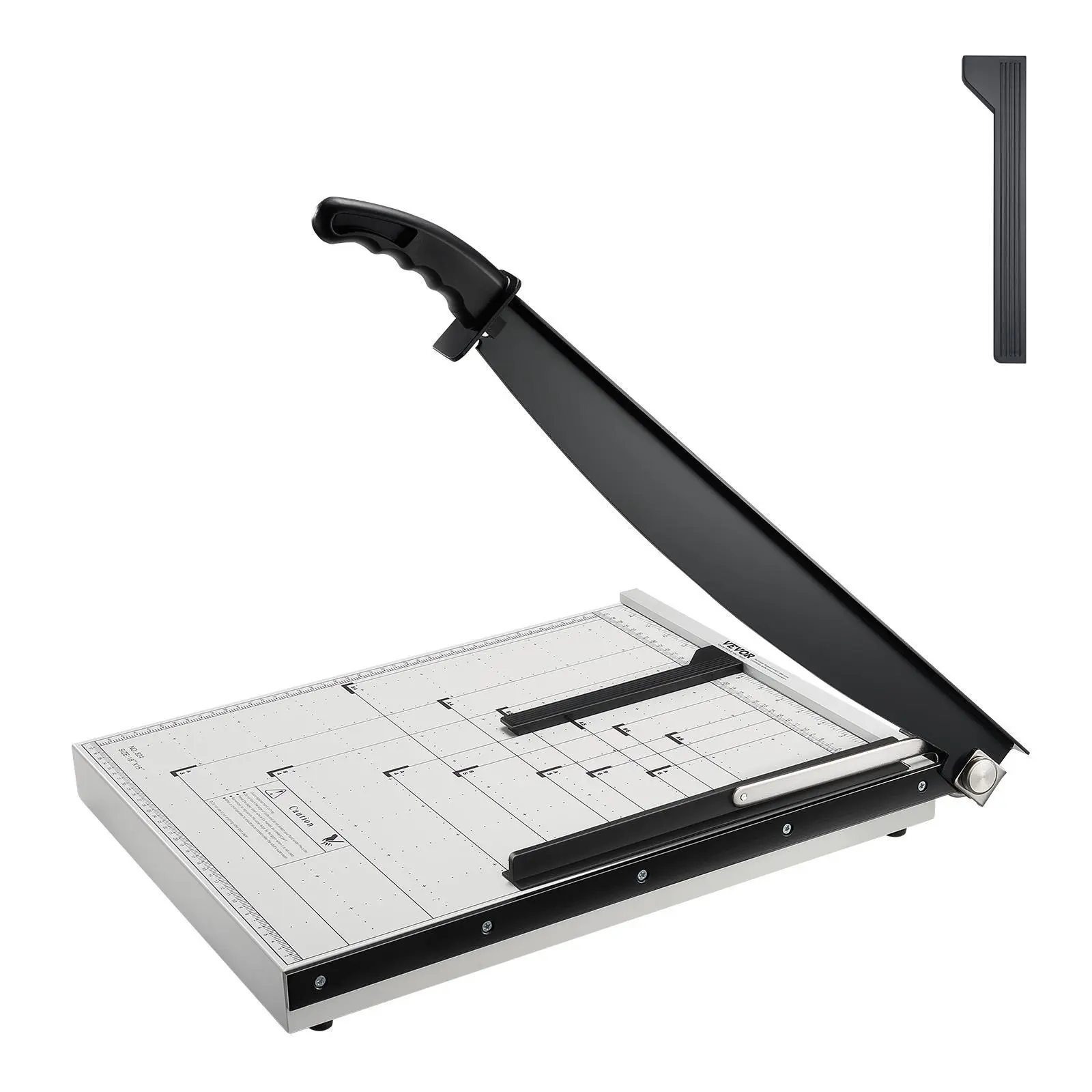 VEVOR Paper Cutter,  Guillotine Trimmer, 18" Cut Length, 20 Sheets Capacity, Heavy Duty Guillotine Paper Cutter with Guard Rail/Blade Lock for Cardstock/Cardboard, Paper Trimmer for Home Office School#BackToSchool