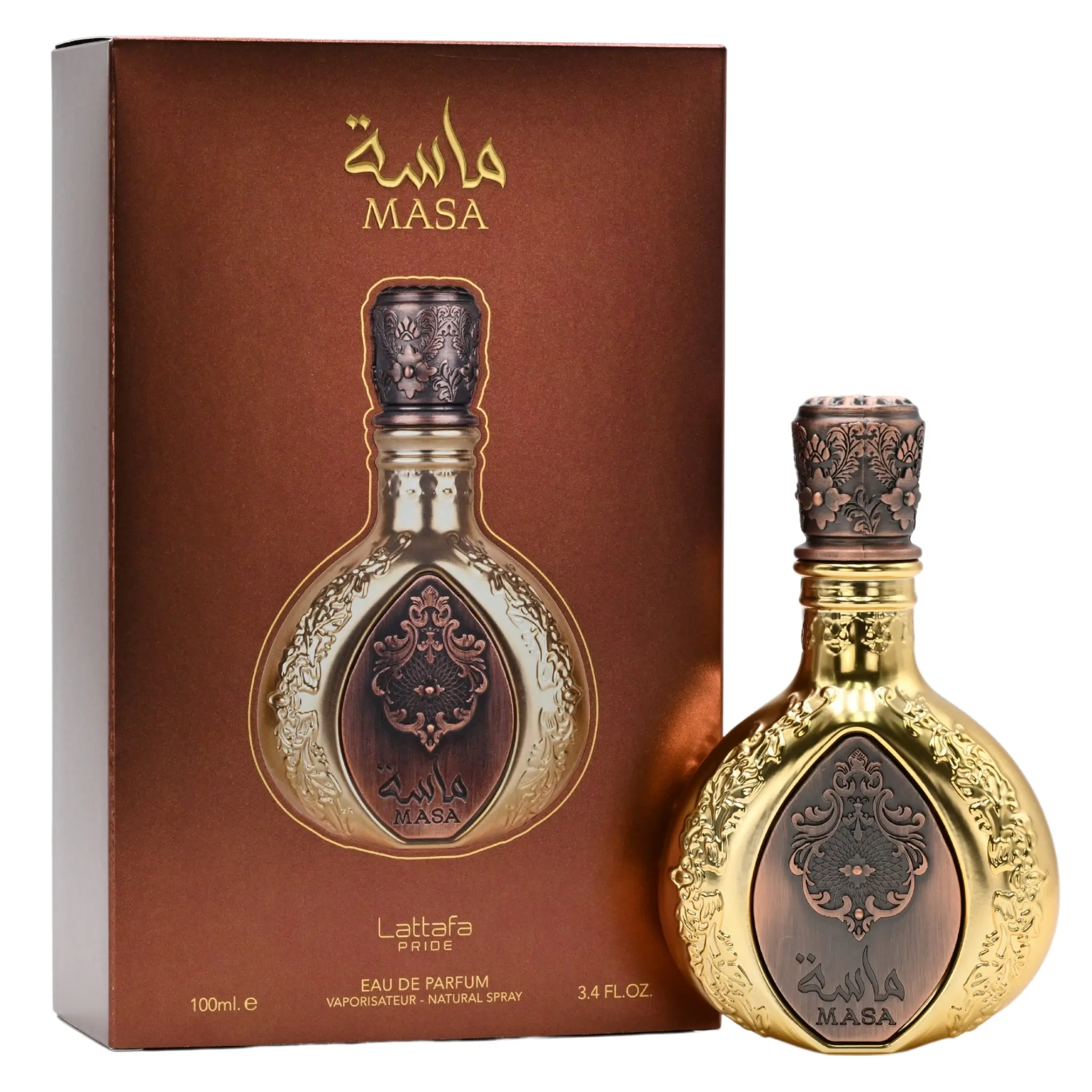 Lattafa Pride Masa Unisex EDP - Exotic Fruit Fresh Fragrance, Day/Night Use, 3.4 fl oz, New in Box, Exotic Fruit Unisex Fragrance