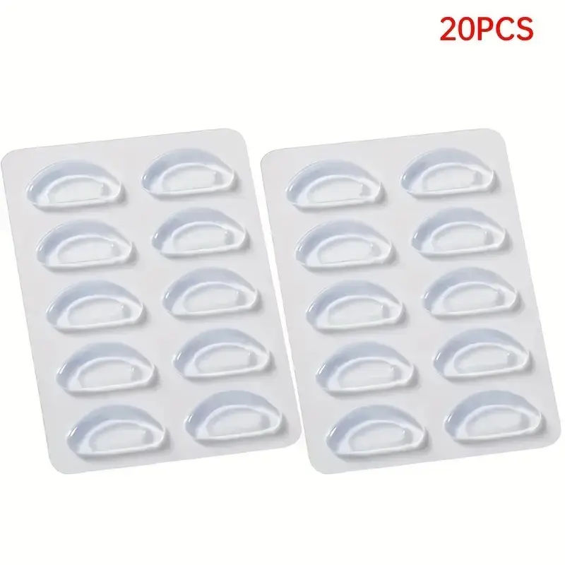 20 Silicone Eyeglass Nose Pads for Glasses, Soft Adhesive Anti-Slip Design, Glasses Grips, Prevents Bruising, Enhances Comfort, Transparent Colors Available, Accessories, Silicone Nose Pads for Eyeglasses, Eye Glasses Nose Pads Non Slip