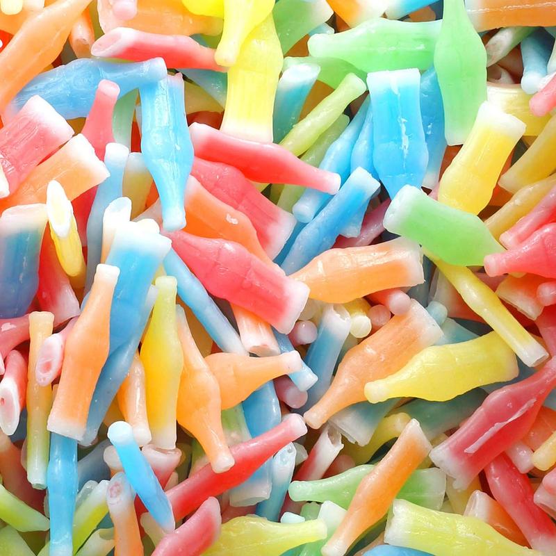 Nik L Nips Wax Bottle Candy Drinks 1LB Bulk Candy - Nostalgic 90s Candy by Dr. Variety
