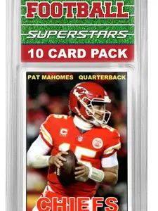 3Bros - 10-Card Kansas City Chiefs NFL Superstar Mix Packs