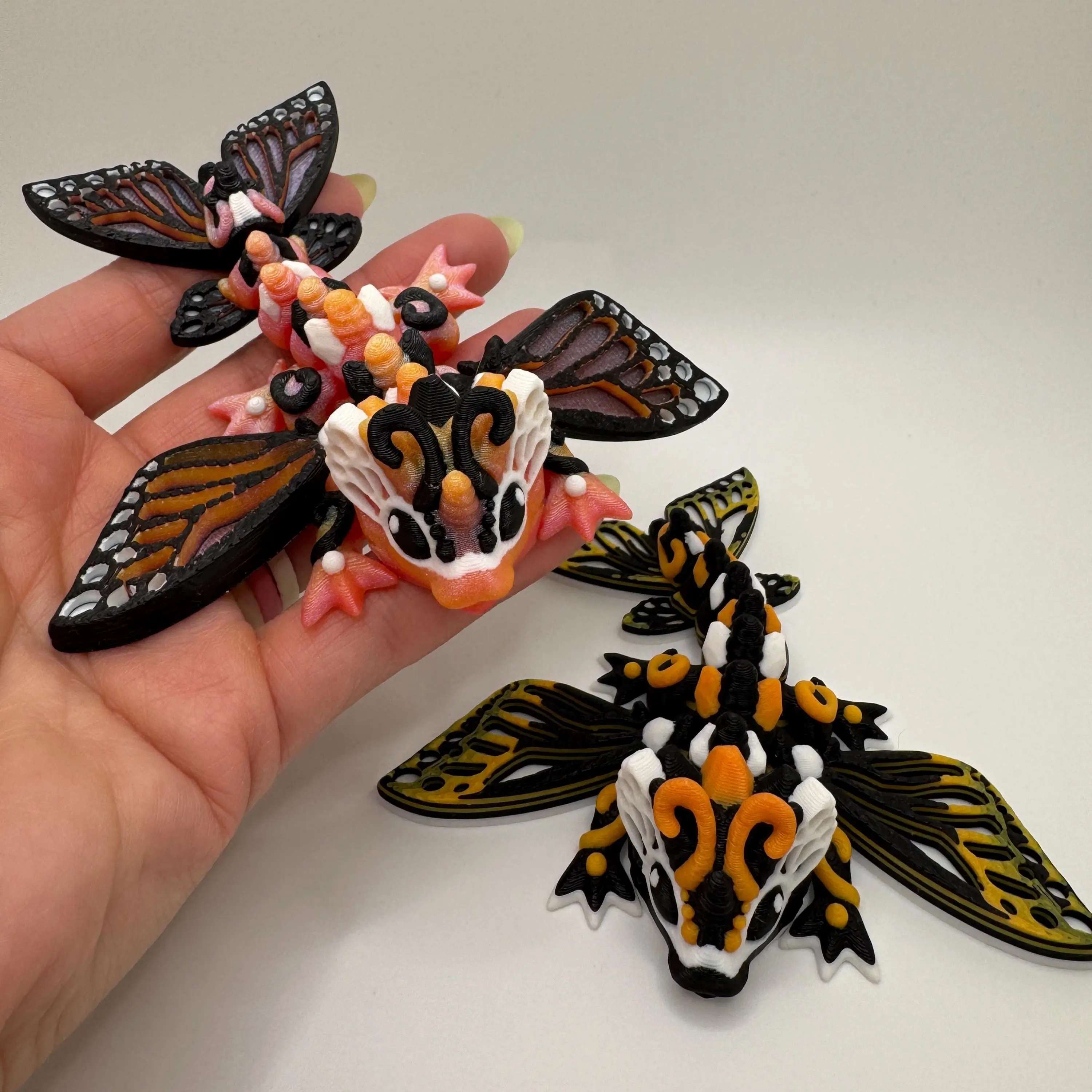 CinderWing 3D: Unique Articulated Butterfly Dragons - Custom Colors & Sizes Available! Child, family and gifts for loved ones.