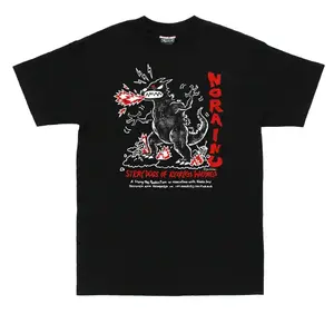 Godzilla Inspired" NORAINU Kaiju Tee, Stray Dogs of Reckless Wildness, Vintage Distressed Print, LA Designer Streetwear,