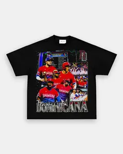 [Sale Up To 40%] WBC TEAM DOMINICANA TEE, CREWNECK COTTON MADE IN USA
