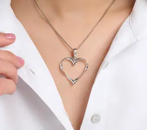 Christian James by Scott Grimes Sterling 1-1/2" Ripple Heart Enhancer 3.5g