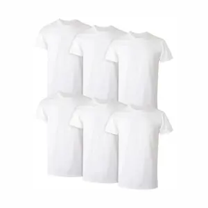 Hanes Men's Undershirt Packs, Stay-Tucked Soft Cotton Undershirts, Best Undershirts for Men, White/Black/Asstd Multipacks