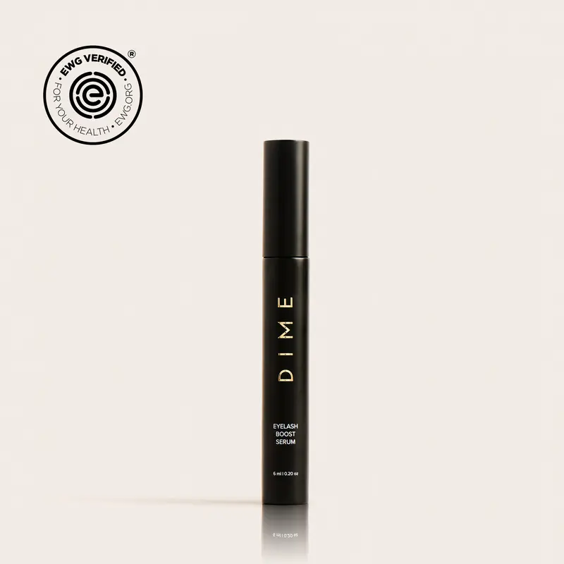DIME Eyelash Boost Serum – Peptide Lash Serum for Longer, Fuller Looking Lashes (Conditioning, Clean, Vegan) 0.20 oz / 6 ml