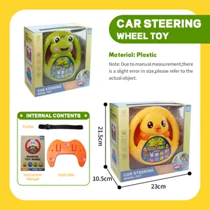car steering wheel toy, early education steering wheel toy, rotatable steering wheel toy with music and sound, fulfilling your child's driving dream, a must-have for holiday gifts