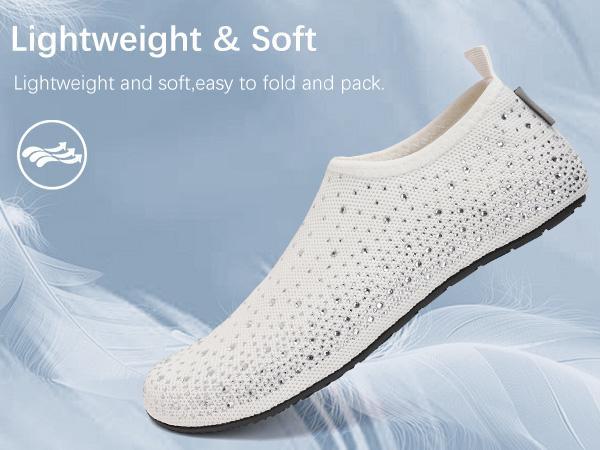 Womens Barefoot Water Shoes Travel House Slippers for Indoor and Outdoor Aqua Socks for Beach Swim Surf Yoga Dancing Camping#SpringStatements Greenish