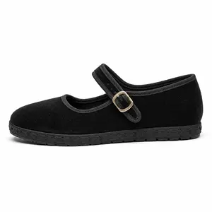 Women’s summer canvas flats, soft-soled dance shoes, and ballet flats—casual, comfortable flats suitable for all seasons, perfect for work and everyday wear