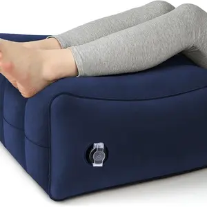 Sleep Wedge Pillow – Inflatable Adjustable Leg Elevation Cushion for Swelling Relief, Promotes Circulation, Reduces Pain, Provides Leg Support