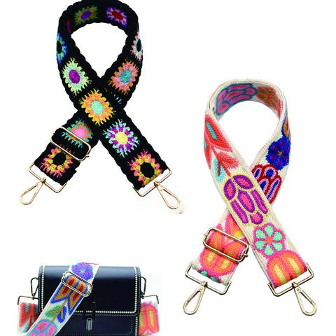 Embroidered Adjustable Bag Strap Crossbody，Exchangeable bag Strap Crossbody ，Shoulder Strap, 2" Wide Thick Handbag Straps Gift for Mother and lover summerwins