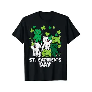 Humorous St Patrick's Day T Shirt Unisex Loose Fit Featuring Paws and Irish Phrases Perfect for Christmas Valentine’s Day Graduation Gifts All Year