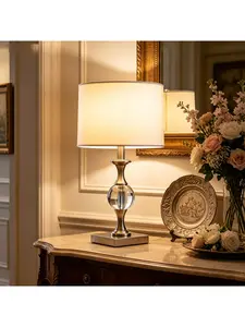 100% Solid Crystal Table Lamp | UL Certified, Elevate Your Bedroom INSTANTLY