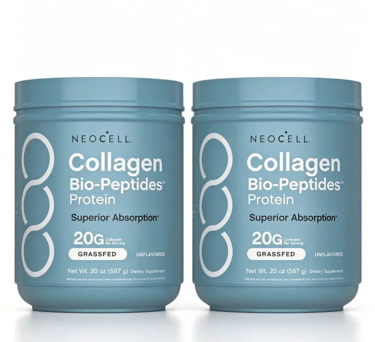 NeoCell Collagen Peptides Powder 20oz - Grassfed Protein Supplement - Advanced with 18 Essential Amino Acids