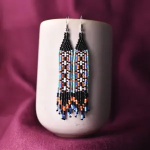 Pimpinella - Beaded Earrings with a Playful Mix of Colors - Handmade by Mexican Artisans - Mother Sierra
