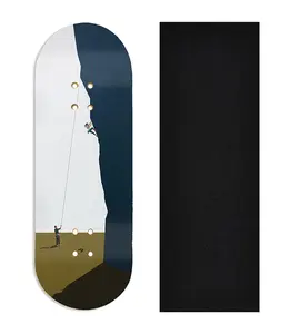 Heat Transfer Graphic Wooden Fingerboard Deck, Samual Walker - Entry #80