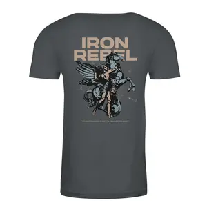 Pegasus Tee (Navy) Premium Fitted Gym T-Shirt