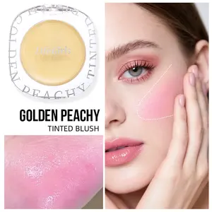 Color-changing blush, natural nude makeup enhances complexion, long-lasting and color-developing, a long-wearing blush suitable for all skin tones.