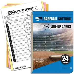 Line-Up Cards (24 Games) Book Form - Wrap-Around Cover