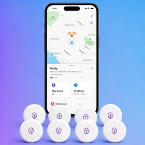 Tracker Mist 8-Pack - Affordable and Reliable GPS Key Finder, car tracker, wallet finder, pet tracker for Apple Find My key finder