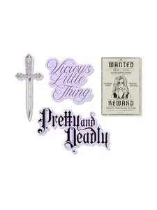 Lauren Roberts's Powerless Stickers - Sticker Set of 4 -- Out of Print, Bookbook - Detail Unspecified