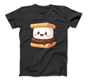 Cute Halloween Costume Smore Marshmallow Kawaii Camping Fun T-Shirt