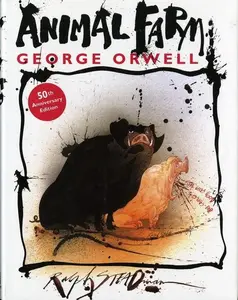 Animal Farm: A Novel by George Orwell [Hardback Book]