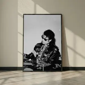 Michael Jackson Black and White Poster Print Home Decor