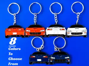 Keychain For Chevy Camaro 4th Gen 2-Sided 1998-2002 Key Ring Unique & Cool Gift For Car Enthusiast, Car Guys, Gearhead, Dad, Him, Her, Boyfriend