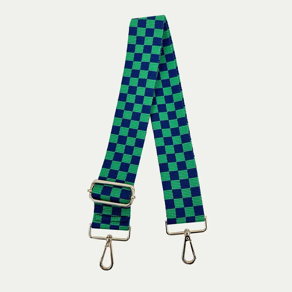 Checkerboard Interchangeable Woven Bag Strap