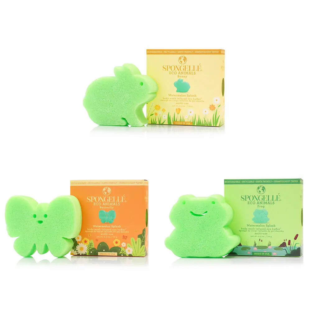Eco Animals Kids Assorted Pack - Body Wash Infused Buffers
