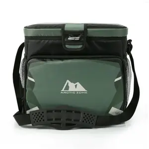 16 Can Zipperless Soft Cooler, Sea Spray Green, 11 QT