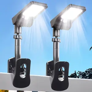 2-Pack Solar Outdoor Lights with Motion Sensor, Easy Installation, 6000k Color Temperature, Ideal for Fences Gardens Porches, Outdoor Patio Lights, Outdoor Pathway Lighting, Solar Outside Lights