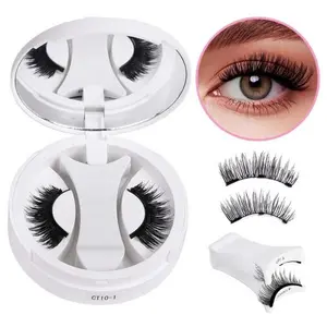 Magnetic Eyelashes with Applicator Reusable Magnetic Lashes without Eyeliner  No Glue Needed Magnetic Lashes Manga Magnetic Eyelashes Kit-Glue-Free False Lashes for Beginners