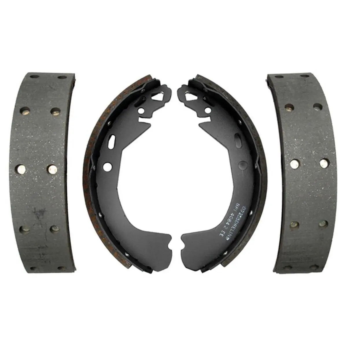 Rm Brakes Professional-Grade 8.8x1.7 in Drum Brake Shoe Set, Ceramic, Organic Friction Materials, Quiet Noise, Semi-Metallic Shim Materials, Vibration and Harshness Reduction
