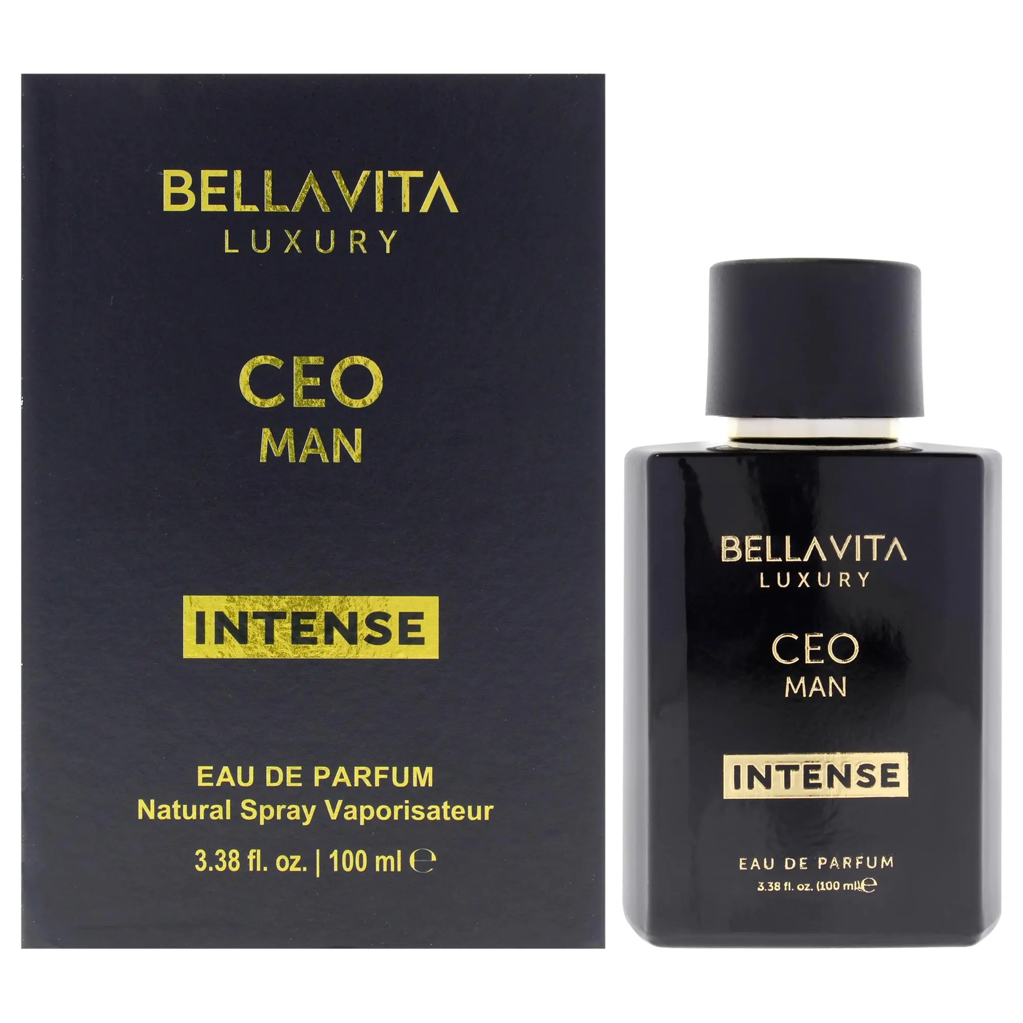 Bellavita Ceo Intense EDP Spray for Men - 3.4 oz, Single Bottle