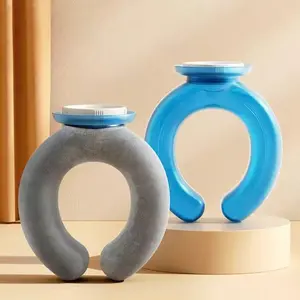 900ML U-Shaped Neck Hot Water Bag, Soft Outer Cover,Dual TemperatureTherapy, Hot And Cold, Relieves Shoulder Neck Pain, Reusable LeakProof Design, Cold Heat Pack, Hot Water Bottles