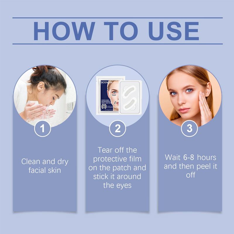 Rozino Microneedle Eye Mask Patches, Under Eye Patches, Daily Eye Care