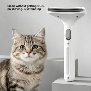 #SummerVibes #petlovers BUCATSTATE Professional Pet Deshedding Rake Gentle Dematting Comb Fast Shedding Reducer for Dogs & Cats Long Hair Grooming Tool