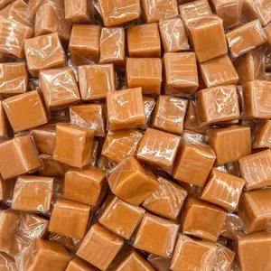 Caramel Cubes Candy | 2-Pound Bag | Individually Wrapped | Vanilla Caramel Squares | Old Fashioned Candy