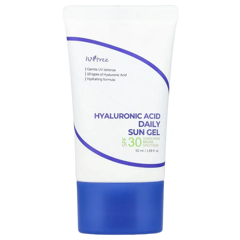 ISNtree Hyaluronic Acid Daily Sun Gel, SPF 30, 1.69 fl oz (50 ml)