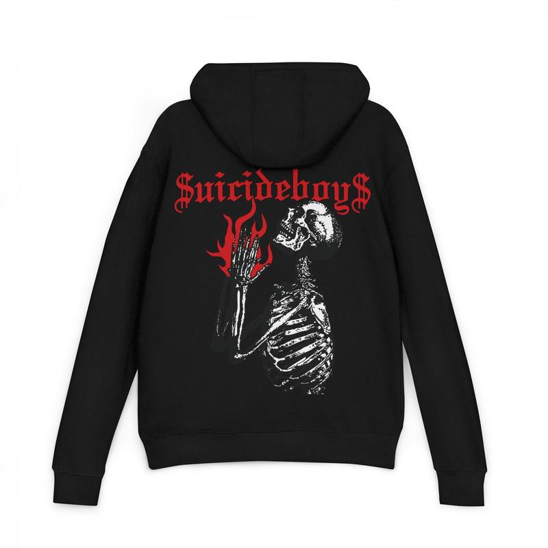 Suicideboys-Graphic Unisex French Terry Hoodie, Streetwear, Gothic Fashion, Casual Comfort, Unisex Hoodie, Edgy Gift Idea, Urban Style