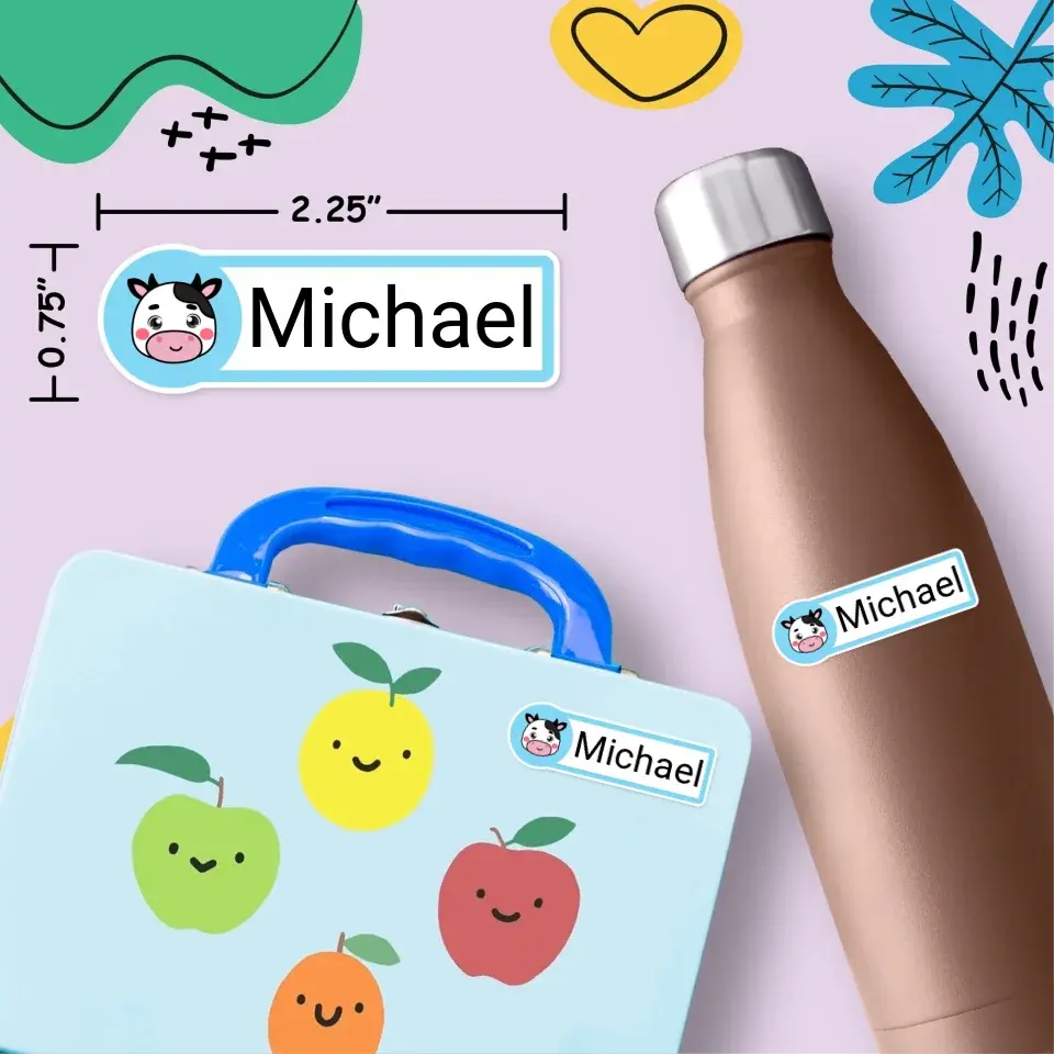 Cutie Child Name Stickers