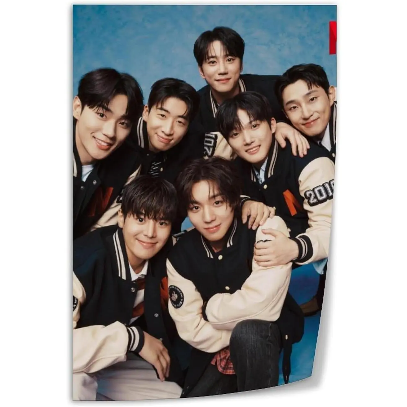 Korean Drama Theme Weak Hero Class 1 Minimalist Cover Art Canvas Poster Print - Unframed 24x36in (60x90 cm) Handmade Craft Printing Wall Decor for Bedroom, Living Room Home Decor