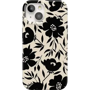 Casely iPhone 15 Plus Case | Dark Fantasy | Contrast Floral | Compatible with MagSafe | Classic Ultra Thin Design